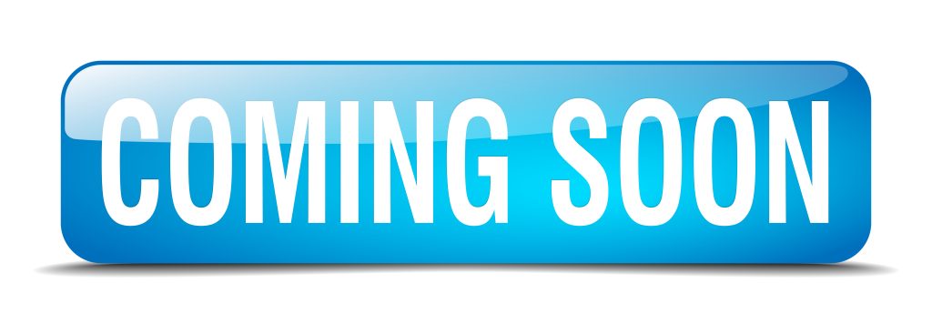coming soon blue square 3d realistic isolated web button