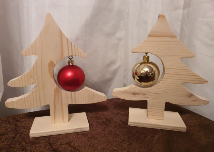 Holzaufsteller Christbaum