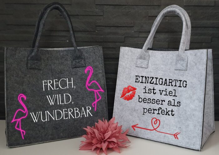 Handtasche Filz