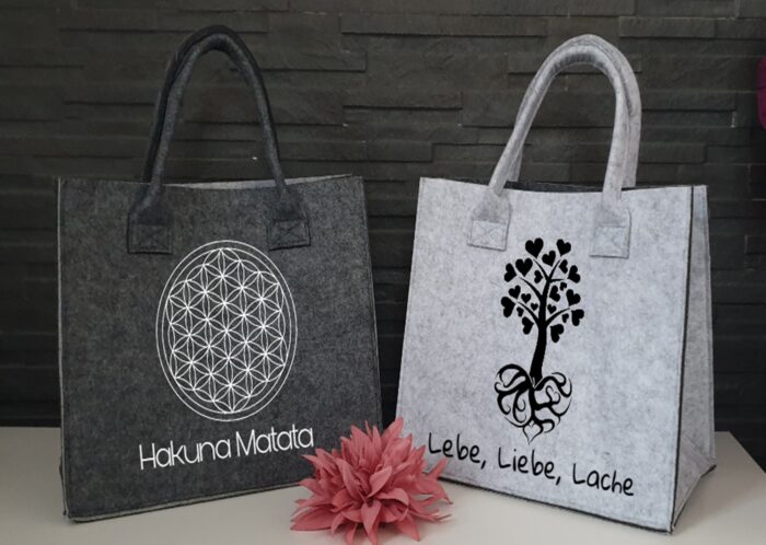 Handtasche Filz – Bild 3