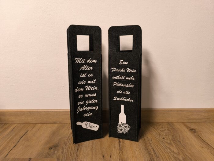 Weintasche – Perfektes Geschenk für Weinliebhaber – Bild 9